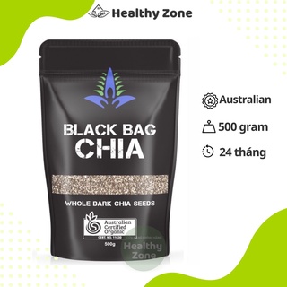 Hạt Chia Đen Úc Black Bag Nhập Khẩu Chính Hãng Túi 500G