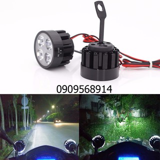 Cặp Đèn pha trợ sáng mô tô xe máy