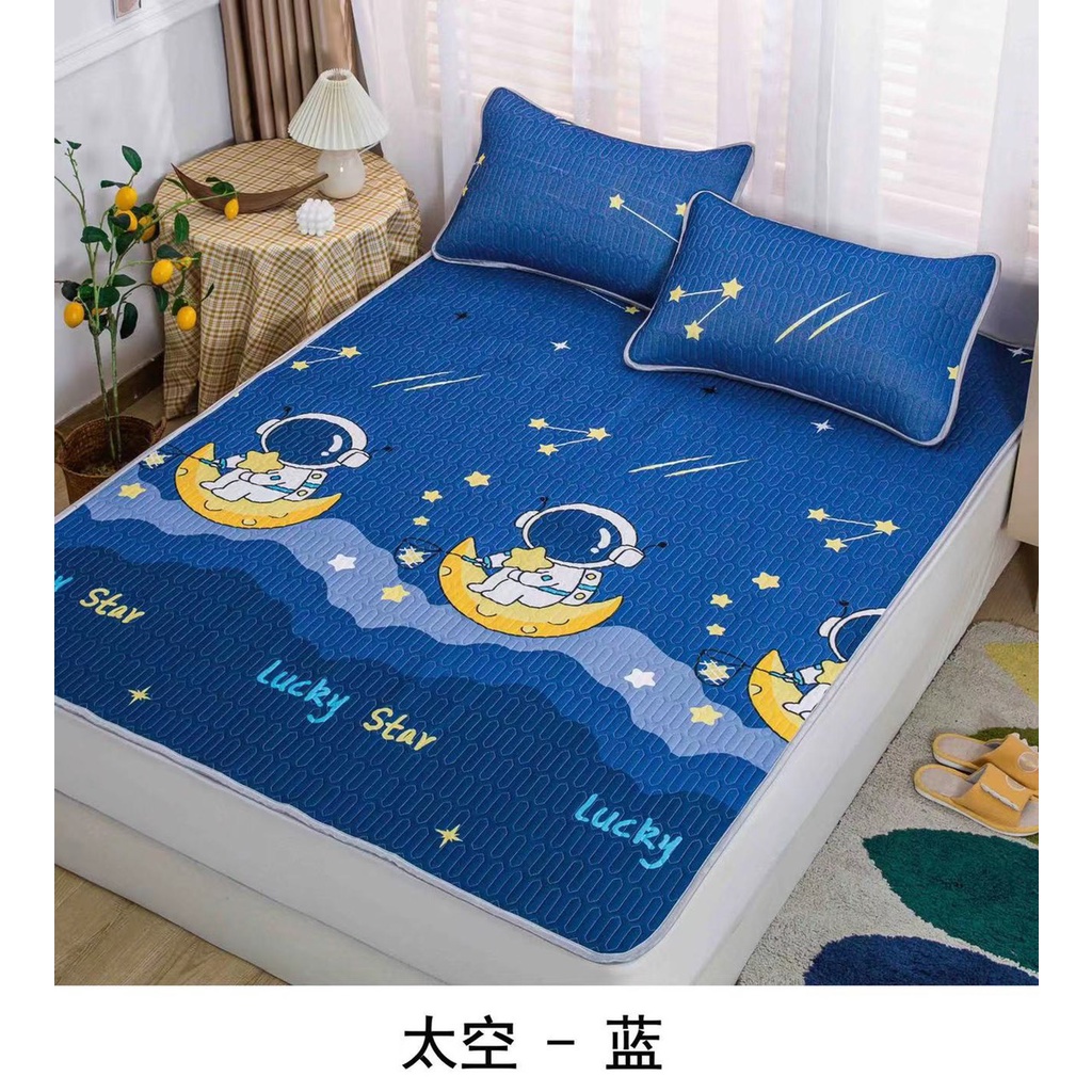 Chiếu cao su non in hình 3D hàng loại 1 kích thước 1m6x2m, 1m8x2m