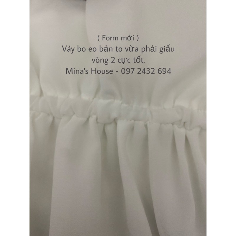 Váy công chúa xếp tầng thắt nơ / mina ‘s house / váy ullzang | BigBuy360 - bigbuy360.vn