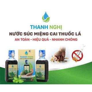 Một chai cai thuốc Thanh nghị