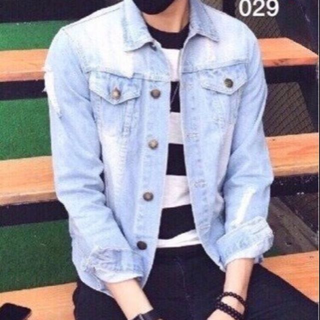 Áo khoác jean nam cao cấp Wawa form chuẩn cho quý anh sang trọng, Mua Ngay