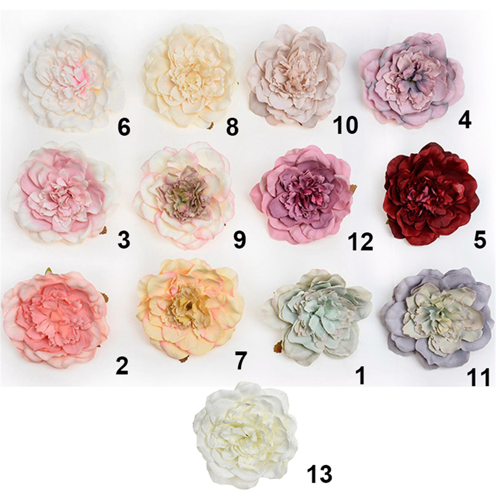 Bộ 5 Bông Hoa Giả 10cm Trang Trí Tiệc