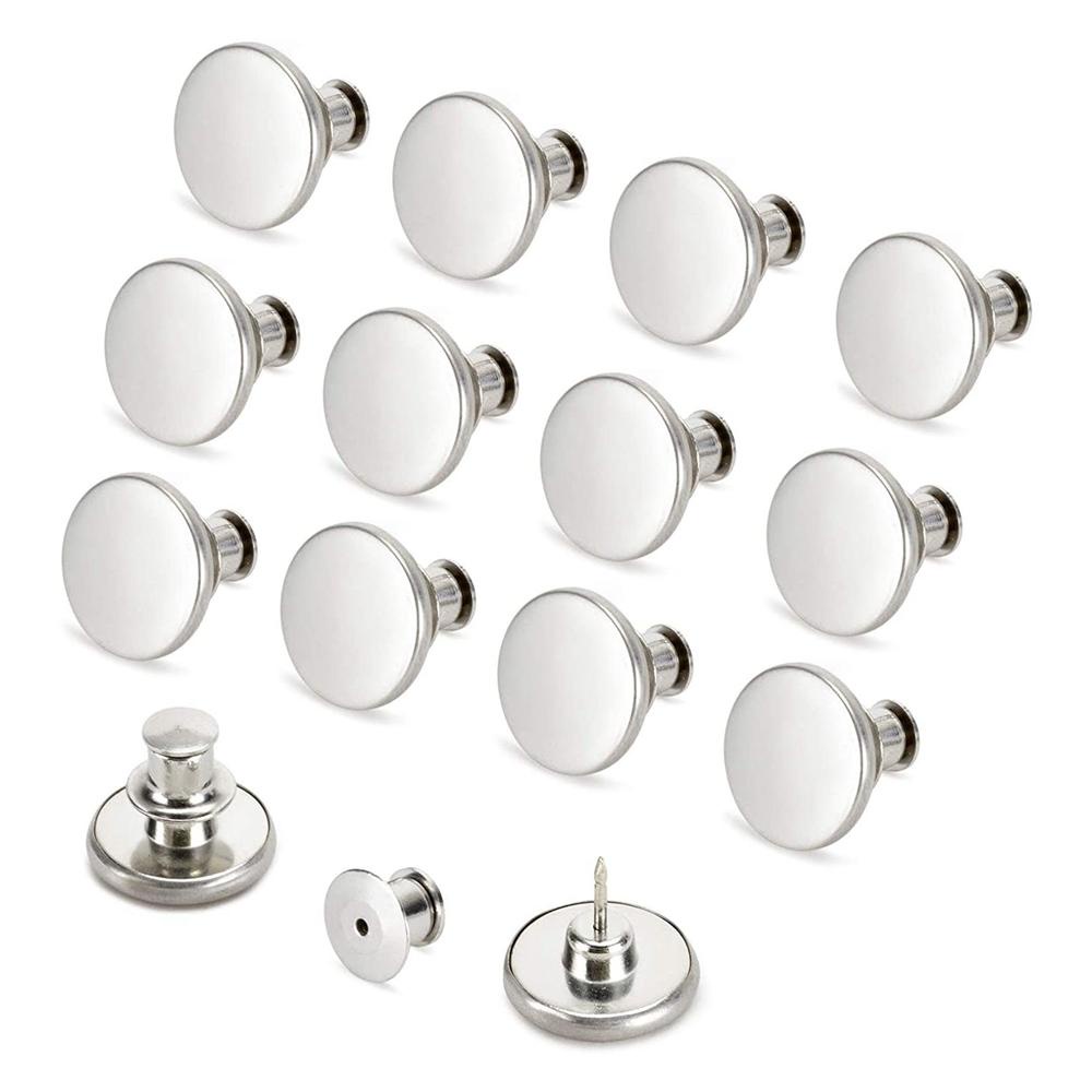 Nút Áo Khoác Bằng Hợp Kim Kẽm Có Thể Tháo Rời Trang Trí Quần Áo