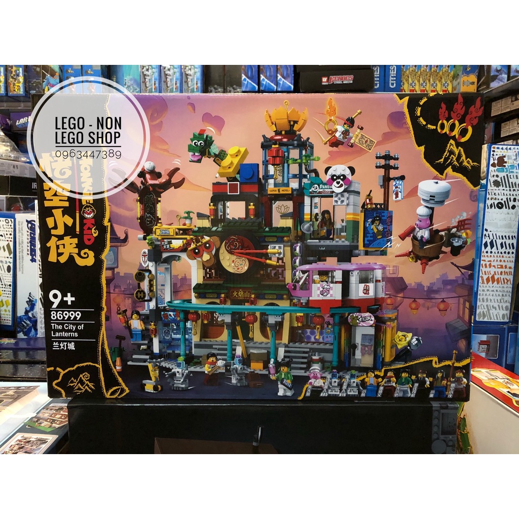 Lắp Ghép 80036 Monkey Kid Thành Phố Tây Du The City of Lanterns - Leji 86999