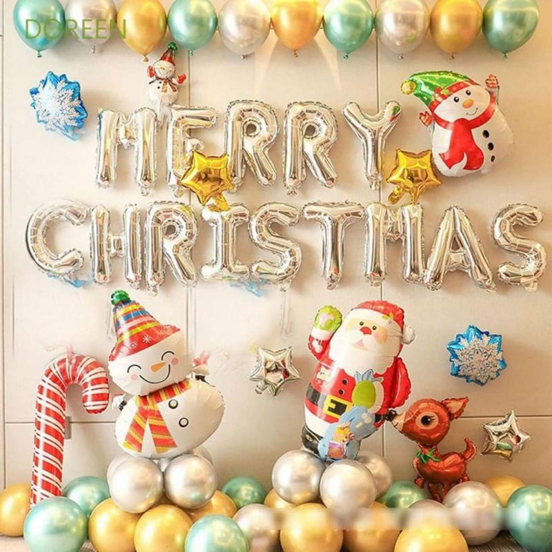 Set Bóng Chữ HAPPY NEW YEAR và MERRY CHRISTMAS Mừng Năm Mới Và Giáng Sinh - Kemshop K59