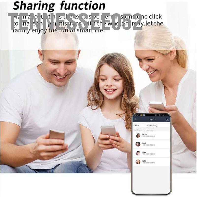 Tennessee052 Ổ cắm đo sáng thông minh Điều khiển bằng giọng nói từ xa Phích 10A Kết nối trực tiếp Wifi