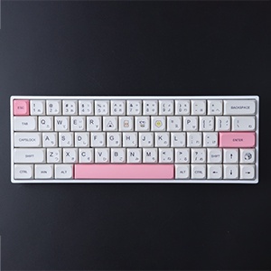 GMK Strawberry Milk Cake Keycaps 137 Phím PBT Thuốc nhuộm-Thăng hoa Keycaps XDA Hồ sơ Nhật Bản Keycaps cho Cherry Gateron MX Công tắc bàn phím cơ