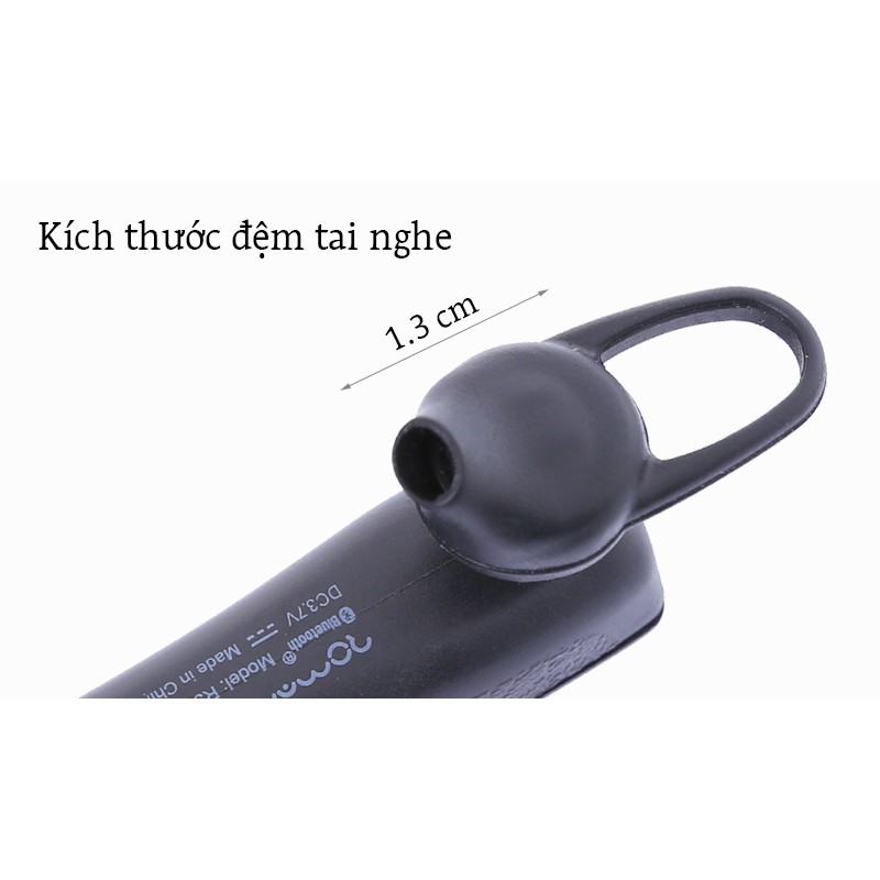 [CHÍNH HÃNG] Tai nghe Bluetooth Roman R553N, Kết nối trong 10m, Thời gian dùng đến 3 giờ, Sạc trong 2 giờ.