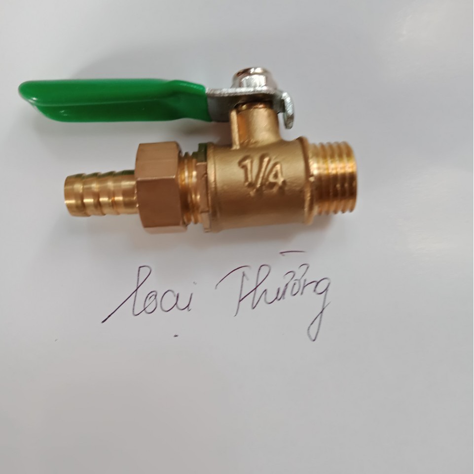 Van khóa ren ngoài 13mm đuôi chuột 8mm