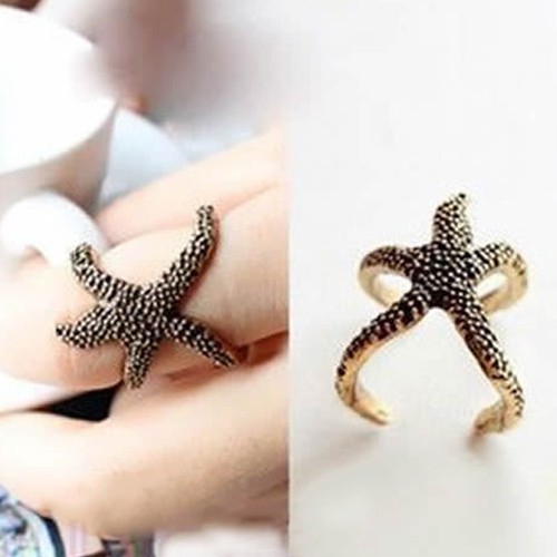 Nhẫn HợP Kim HìNh Sao BiểN Xinh XắN