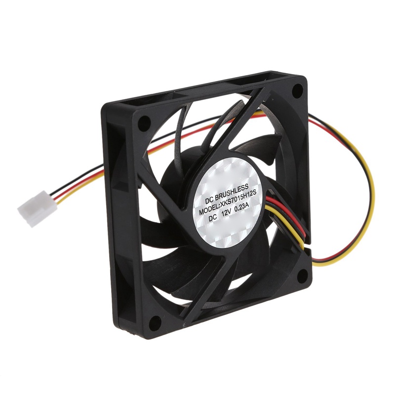 Quạt TảN NhiệT CPU 12V 3 Pin Cho PC 70x70x15mm
