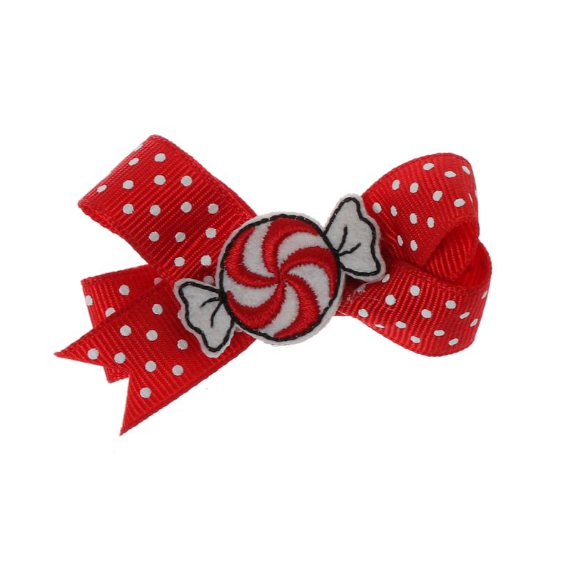 Kẹp Tóc Trang Trí Giáng Sinh Đính Nơ Dễ Thương Cho Nữ