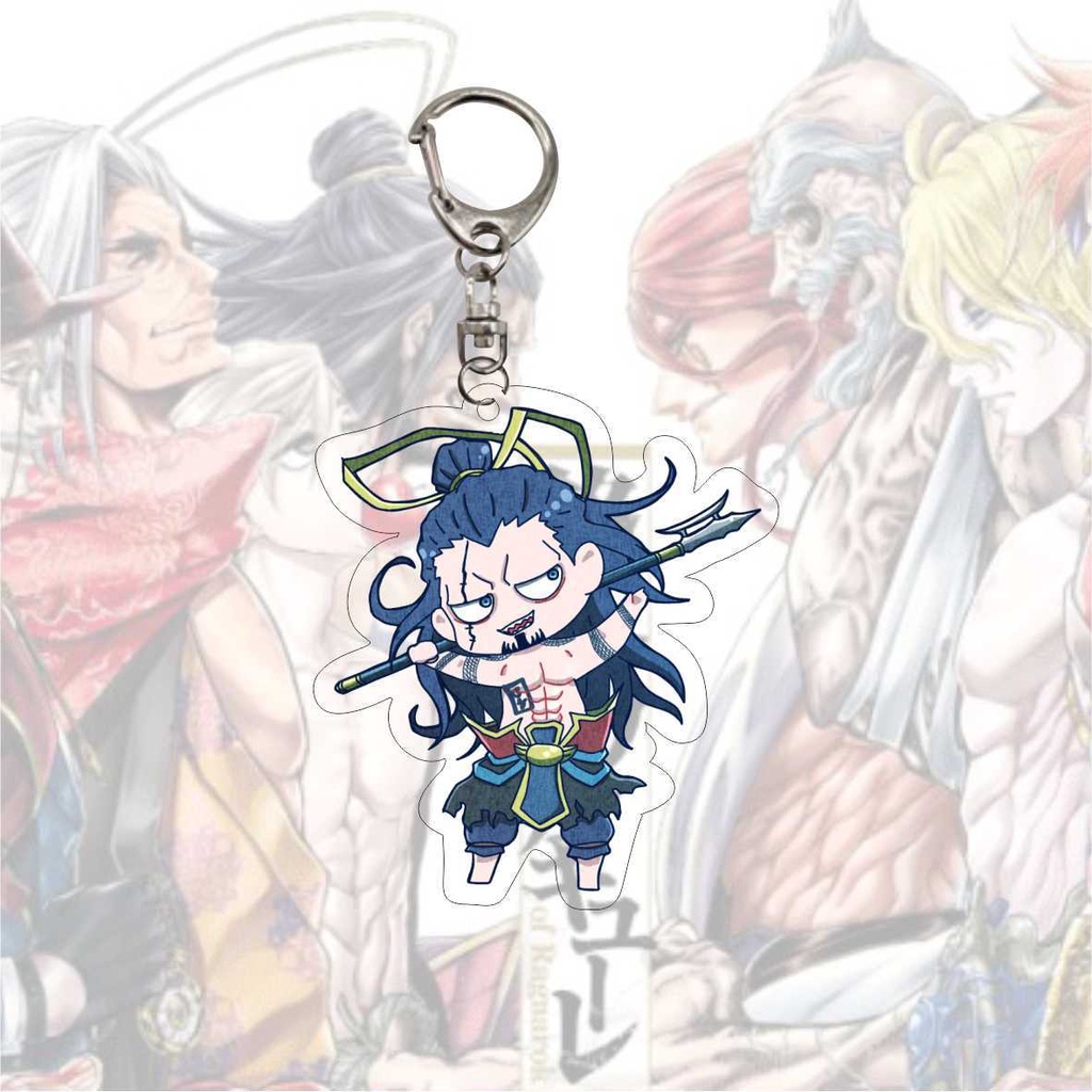 Móc chìa khóa hình nhân vật anime Brunhild Lu Bu Poseidon