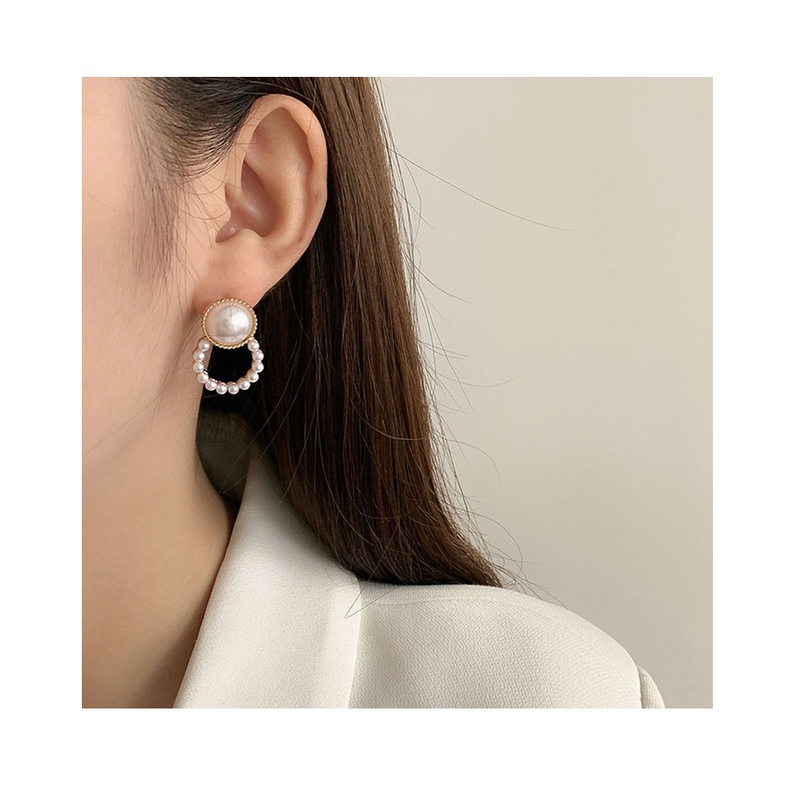 Khuyên Tai Dạng Móc Hình Cánh Bướm Đính Ngọc Trai Nhân Tạo Phong Cách Hàn Quốc Hàng Mới 2023 Dành Cho Bạn Nữ