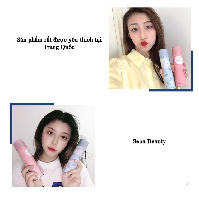 Bình xịt gội đầu 💕FREESHIP💕 Xịt khô Issy nội địa Trung siêu hot giúp mang lại độ tơi - phồng cho tóc