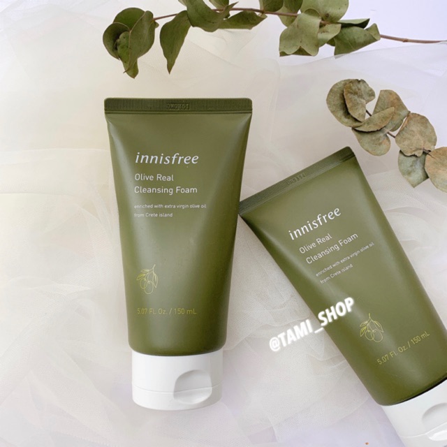 SỮA RỬA MẶT INNISFREE OLIVE REAL CLEANSING FOAM ( MẪU MỚI)