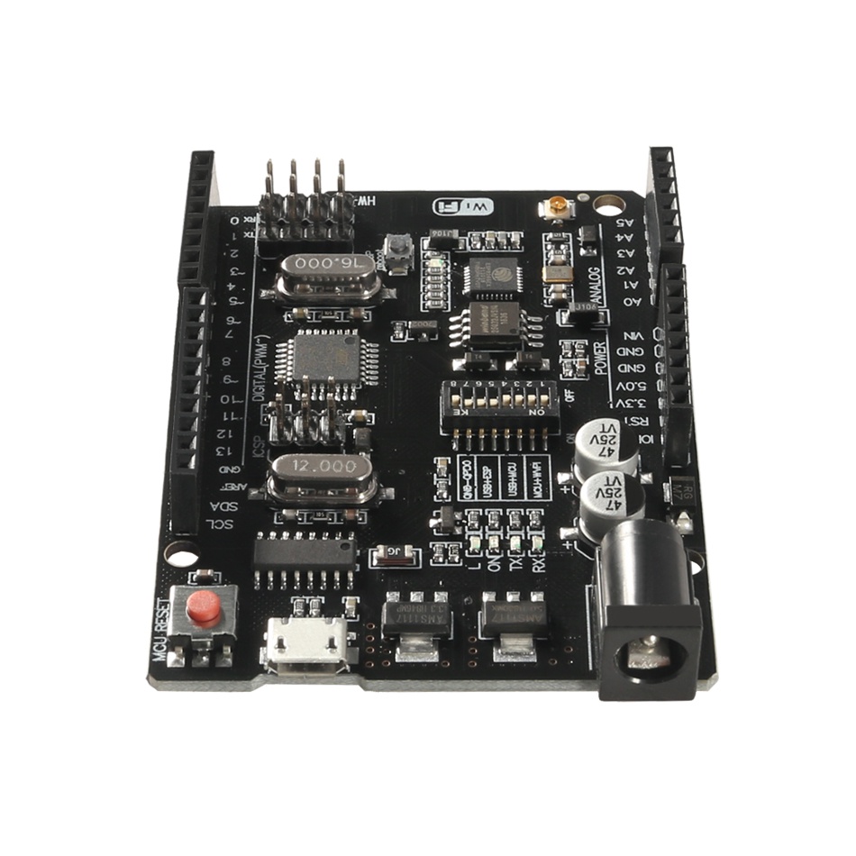 Usb UNO + WiFi R3 ATmega328P + ESP8266 (Bộ Nhớ 32Mb), USB-TTL CH340G. Bảng Mạch Arduino Uno, NodeMCU, WeMos ESP8266