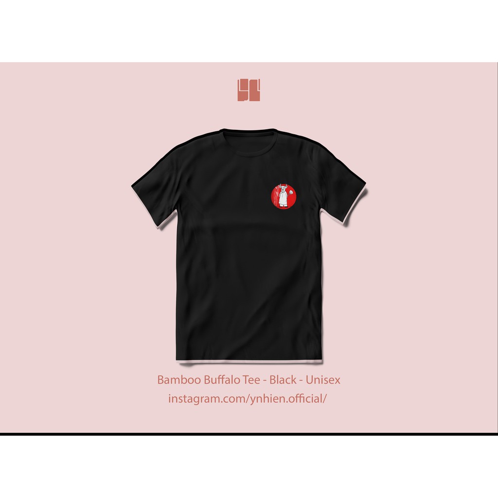 Áo thun Bamboo Buffalo Tee - Black - Unisex