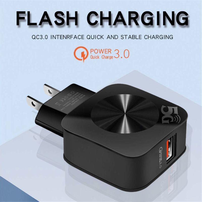 Củ Sạc Nhanh Wili Us Eu Plug 3.0 Qc 3.0 Usb Cho Điện Thoại