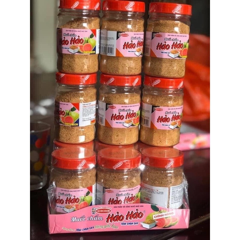 Combo 2 hũ Muối chấm hảo hảo acecook hũ 120gam, 6 hũ/vỉ