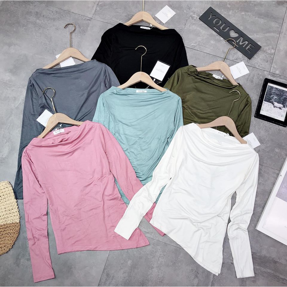 [Mã WARUN10 giảm 10K đơn 99K] Áo phông lệch vai chéo vạt ( kèm ảnh thật và video ) | BigBuy360 - bigbuy360.vn