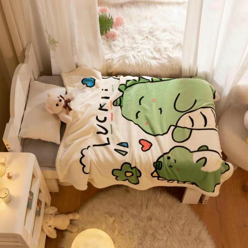 Chăn lông cừu/chăn đi học cho Bé hàng loại 1 dày dặn siêu mềm ấm