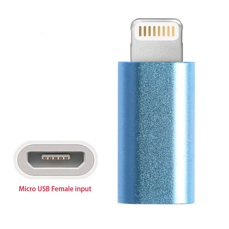 Đầu chuyển đổi cổng cắm Micro USB sang giắc cắm Lightning 8-Pin cho iPhone 5 6 7 8 X