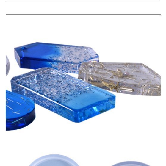 Khuôn resin hình chữ nhật làm móc khóa