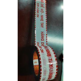 6 cuộn băng dính in logo HÀNG DỄ VỠ