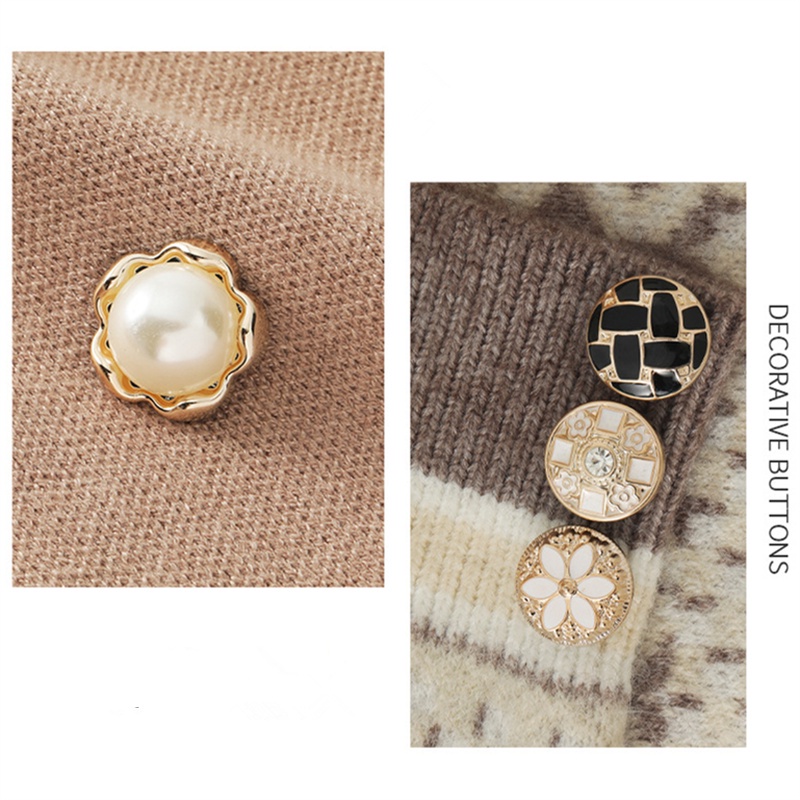 Set 5 Khóa Cài Có Thể Tháo Rời Chống Lóa Dành Cho Đầm Cardigan