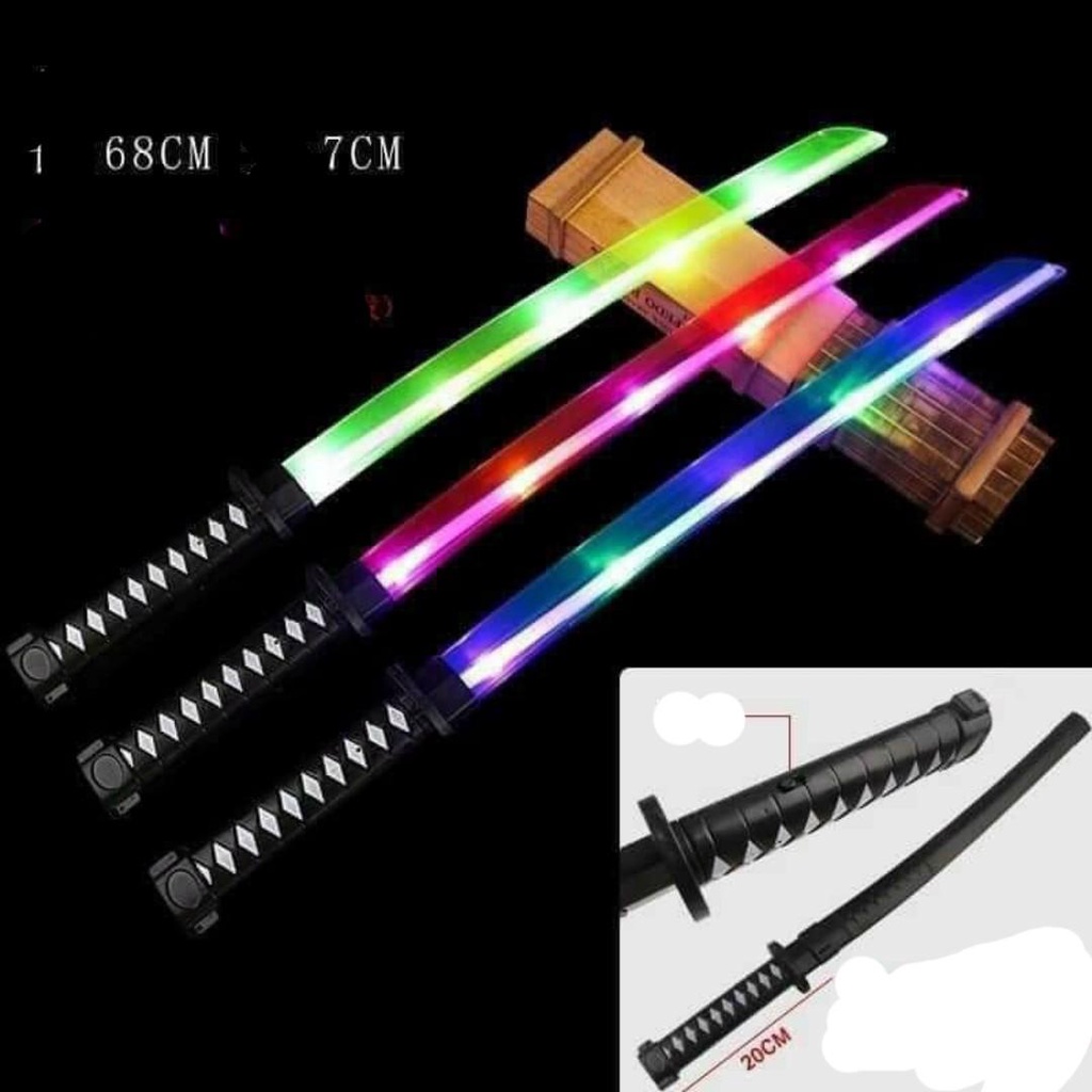 Kiếm đồ chơi phát sáng - Đồ chơi kiếm katana nhựa có đèn và âm thanh
