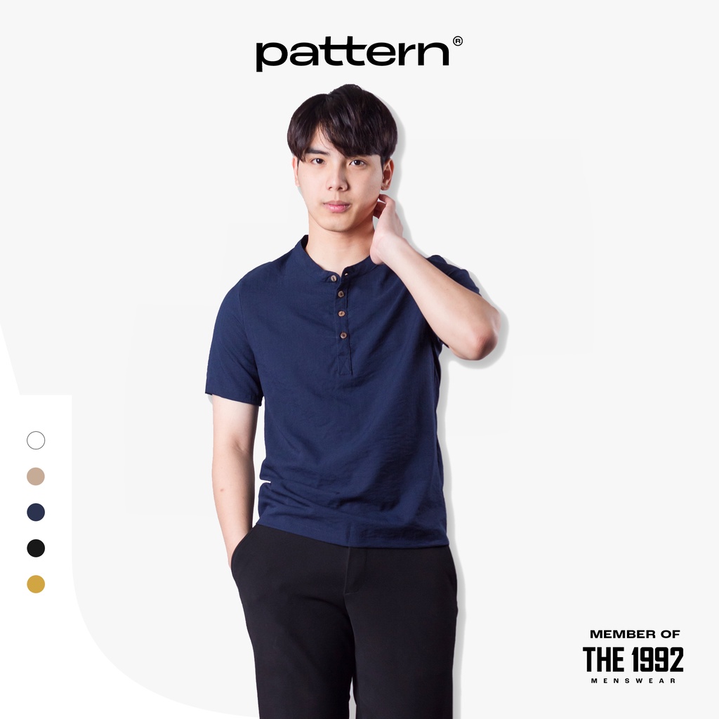 Áo đũi nam cổ tàu cộc tay THE 1992