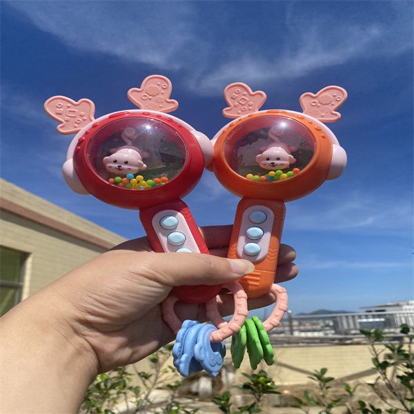 HOTXe lắc trẻ em, Xe lắc trẻ em, Bé trai và bé gái sơ sinh, Xếp hình, Làm dịu, Nắm và lắc Đồ chơi âm nhạc