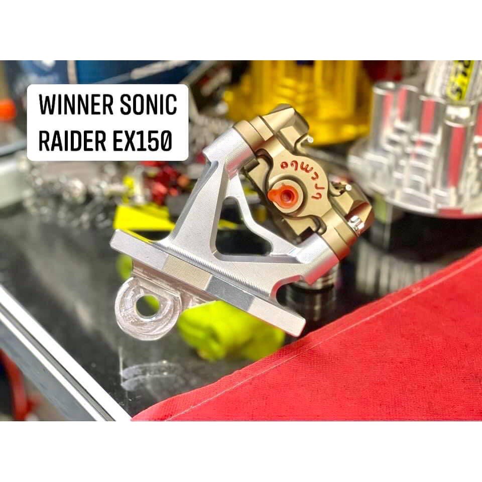 SATRIA WINNER SONIC RAIDER EXCITER EX150 Heo Dầu Brcmbe HRC 2piston HEO DẦU TRƯỚC SAU KÈM PÁT lắp như Zin, đĩa ZIN