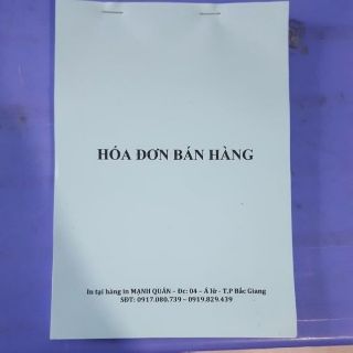 Combo 10p hóa đơn 2 liên + 1 thẻ đt 20k