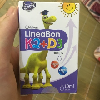 LineaBon D3 + K2 giúp bé hấp thu canxi tốt nhất