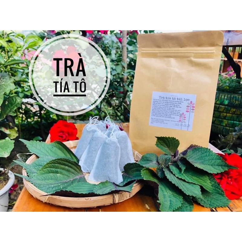 Trà tía tô(Hỗ trợ cho người Gout,Xương khớp,Cúm)set 10 gói