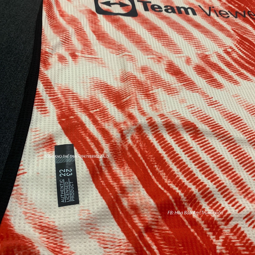 Áo Đấu CLB manchester United 2023 Mẫu Mới - Áo MU 2023 Vải Gai thái chuẩn áo thi đấu - Mã Loang 12