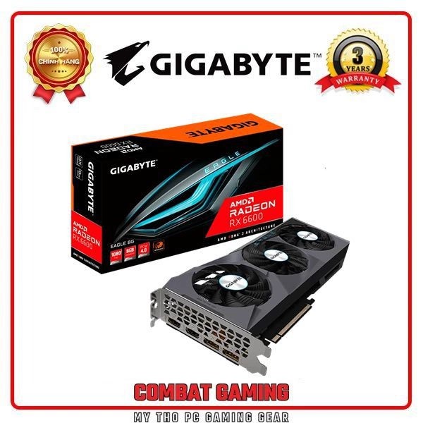 Card Màn Hình GIGABYTE RX 6600 EAGLE 8GB GDDR6