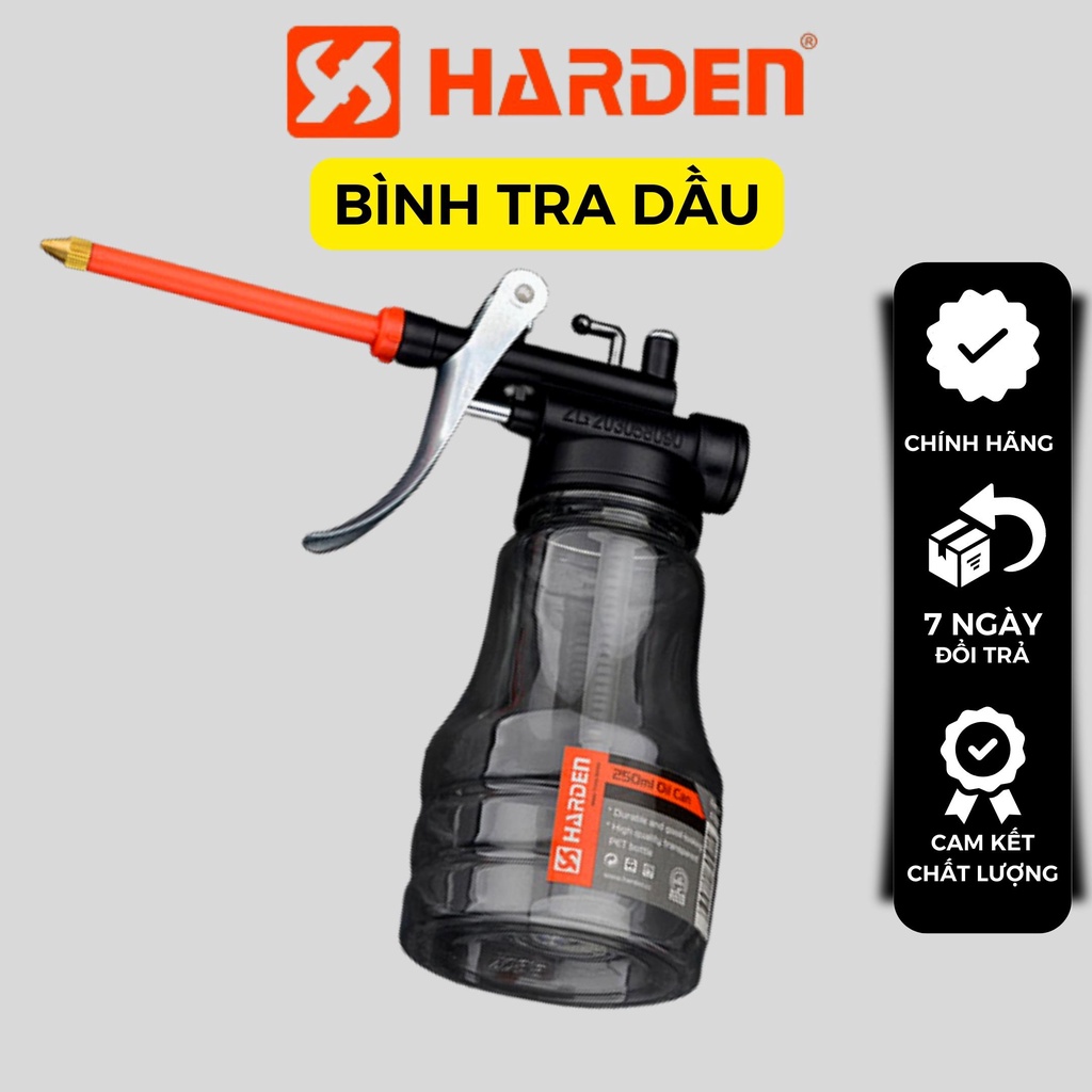 Bình xịt dầu , bình vịt bơm dầu bình xịt dầu nhớt bằng nhựa trong suốt HARDEN , bình châm dầu