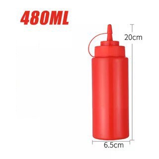 [GIÁ XƯỞNG] Bình sốt 480ml 720ml 16oz 24oz bình đựng nước sốt siêu tiện dụng