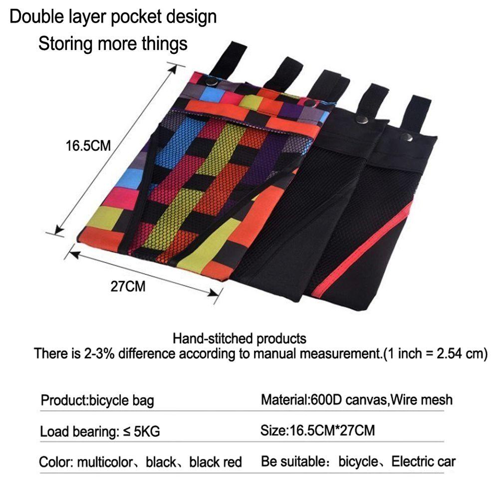 MUVAKO Túi Đựng Đồ Gắn Ghi Đông Xe Đạp 18 Màu
