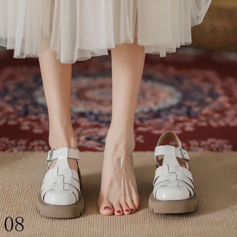 Giày Sandal Cao Gót Dày Dặn Phong Cách Thời Trang Mới 2022 Dành Cho Nữ