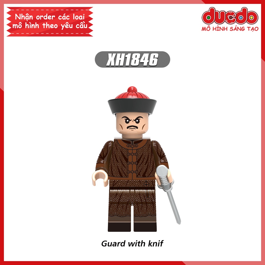 Minifigures lính nhà Thanh siêu đẹp - Đồ chơi Lắp ghép Xếp hình Mini trung cổ XINH X0329