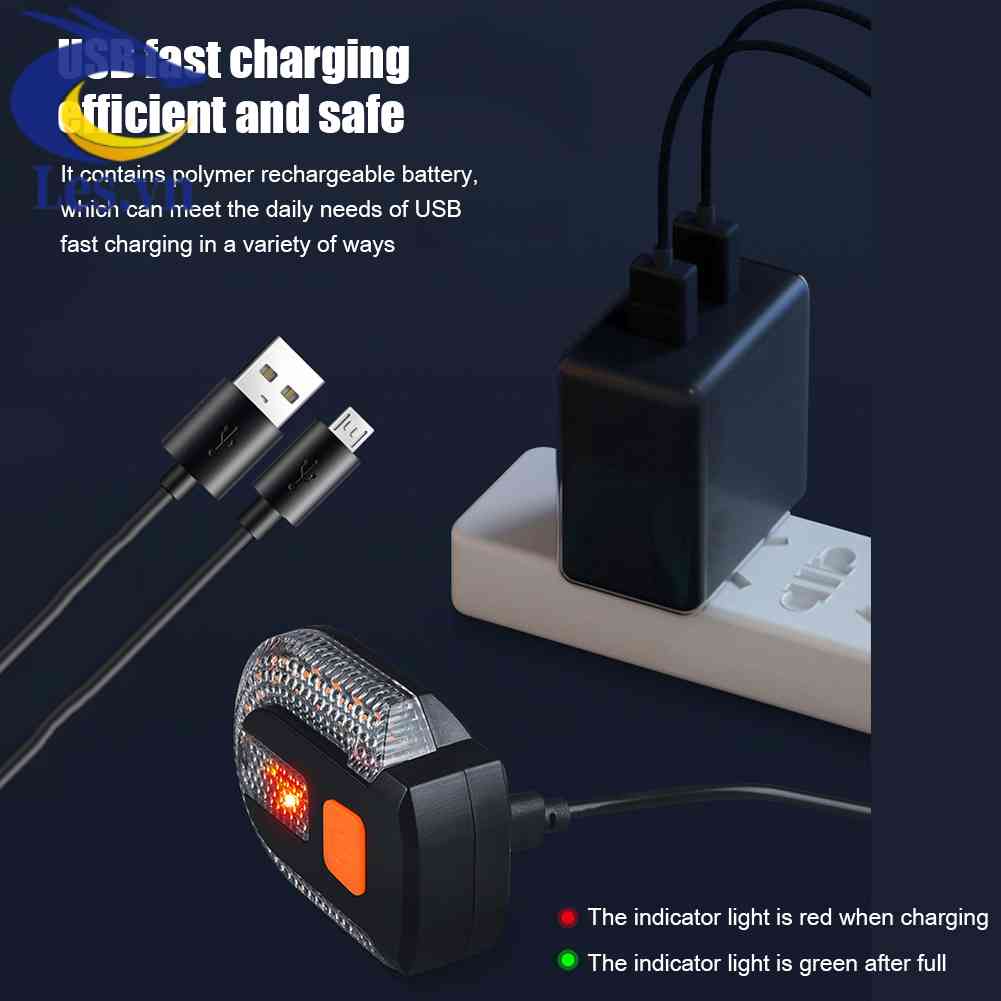 Đèn LED Xi Nhan 3 Trong 1 30lm Gắn Đuôi Xe Đạp Kèm Điều Khiển Từ Xa