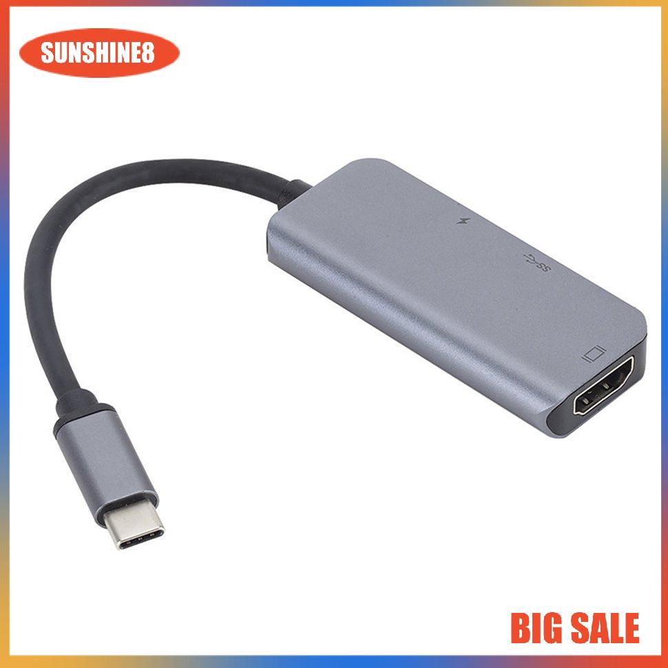 Bộ Chuyển Đổi 3 Trong 1 Hub Tpy-C Sang Micro Usb 3.0 2.0 Hdmi