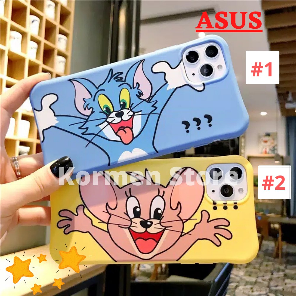 Ốp Điện Thoại Mềm Hình Tom Và Jerry Cho Asus Zenfone C Live L1 L2 4 5 Max Pro M1 M2 5z