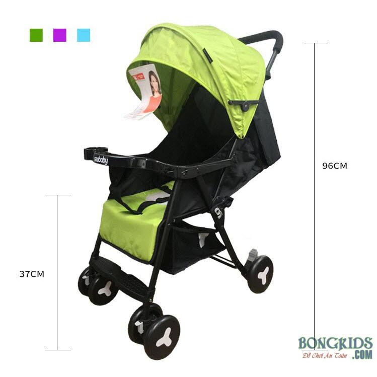 Xe đẩy 1 chiều 3 tư thế seebaby qq3 (xanh dương, đỏ,ghi)