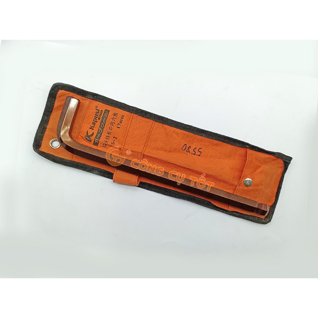 Lục giác đầu bi (14mm,17mm,19mm) Kapusi chữ L xi nâu